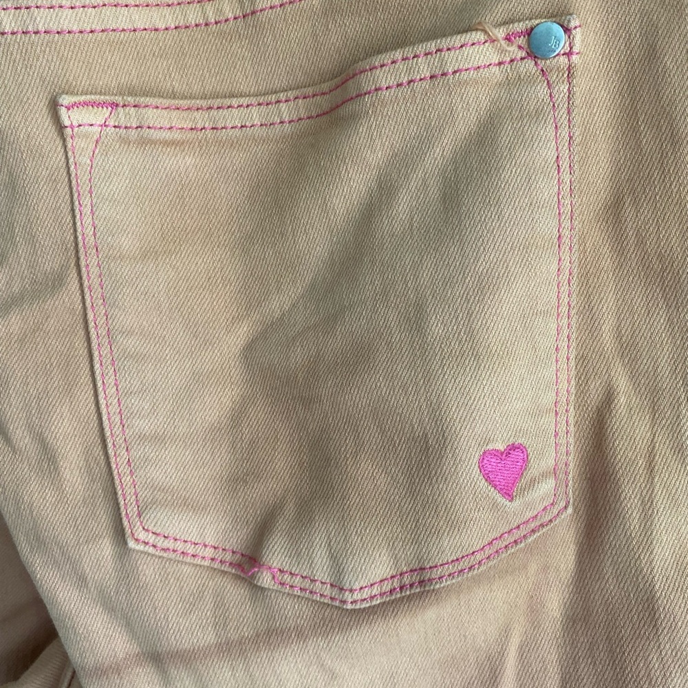 Judy Blue Dyed Garment Brown Wide Leg Distressed Hem Jeans-Size 30 - Picture 6 of 12